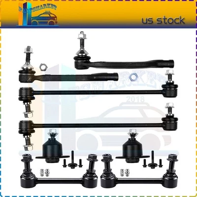 Set Of 8 Fit For 2001-2009 Volvo S60 Front Rear Tie Rod Ball Joint Suspension Foto 1 de 4