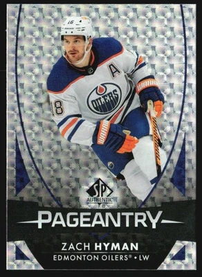 2023-24 SP Authentic Pageantry Zach Hyman #P-14 BG6 - Image 1 of 2