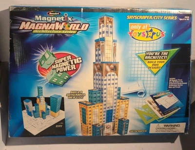 Magnaworld Skyscraper TOYS - R-US Exclusive City Series 28246 Magnet Build  READ - Image 1 of 4