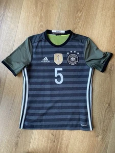 Adidas DFB Away Deutschland Auswärtstrikot EM 2016 Gr. 164 Mats Hummels Trikot - Bild 1 von 3
