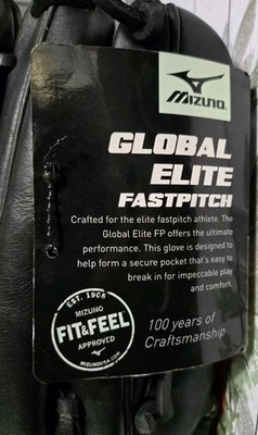 GUANTE DE SOFTBOL LANZAMIENTO RÁPIDO MIZUNO GLOBAL ELITE GGE70FP 13" - LH - NUEVO CON ETIQUETAS Foto 1 de 4