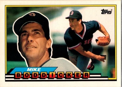 1989 Topps Big Mike Boddicker Boston Red Sox #296 - Image 1 of 2