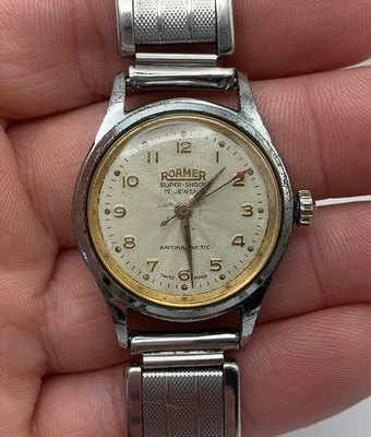 Reloj caballero ROAMER 17 JOYAS SUPER CHOQUE ANTIMAGNÉTICO HECHO EN SUIZA - Imagen 1 de 4