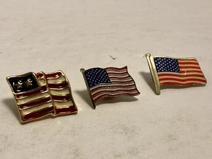 3 Stück - Vintage USA Fahnenpins - Bild 1 von 2