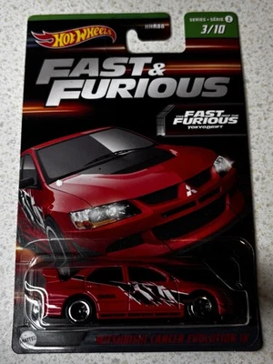 Hot Wheels Fast & Furious Mitsubishi Lancer Evolution IX Tokyo Drift Premium - Image 1 of 4