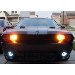 Luces antiniebla Halo ojos de ángel lámparas de conducción para Dodge Challenger Fr 2008-2014 parachoques - Imagen 1 de 12