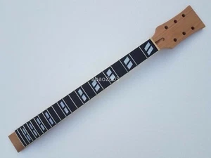 Cuello de guitarra eléctrica 22 trastes 24,75 pulgadas caoba palisandro diapasón guitarra hágalo usted mismo - Imagen 1 de 8