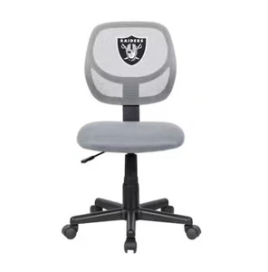 Raiders Las Vegas Oakland NFL 496-1010 Armless Task Desk Chair - Picture 1 of 3
