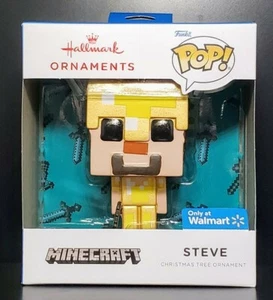 Funko Pop! Hallmark Ornamenti Albero di Natale Minecraft - Steve (Esclusivo) - Foto 1 di 2