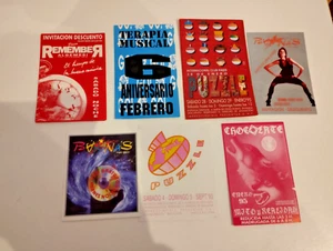 LOTE 7 FLYERS RUTA BAKALAO VALENCIA AÑOS 90 originales 100%. - Imagen 1 de 2