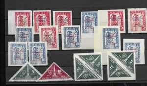TAFALLA (NAVARRA) SCHÖNER UND SELTENER SATZ MIT 19 LOKALEN BRIEFMARKEN - Bild 1 von 2