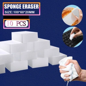 10-100X Nano Sponge Wipe Eraser Cleaning Melamine Multi-functional Foam Cleaner - Picture 1 of 17