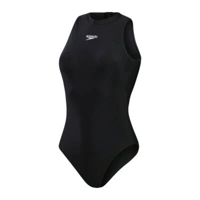 Speedo Badeanzug Schwimmanzug hydrasuit Damen hochgeschlossen Reißverschluss  - Bild 1 von 4