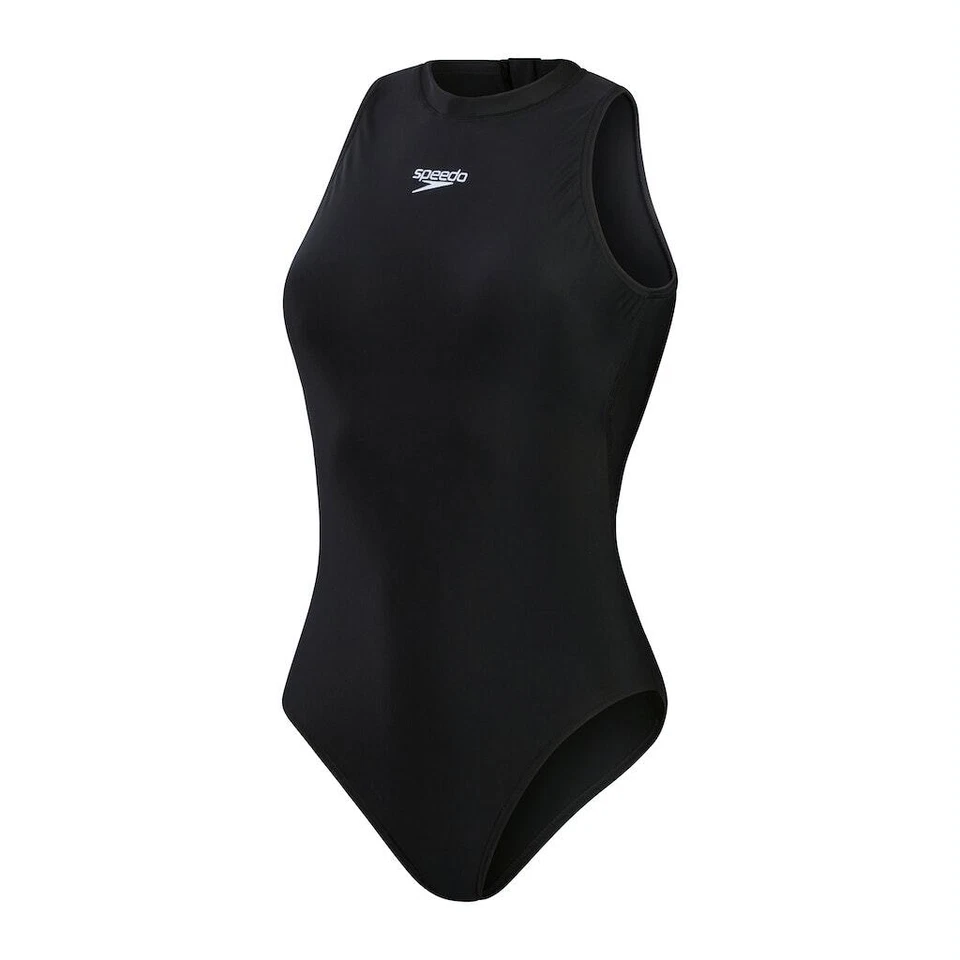 Speedo Badeanzug Schwimmanzug hydrasuit Damen hochgeschlossen Reißverschluss  - Bild 1 von 4