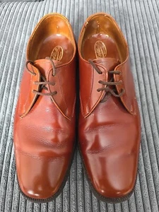 Bowhill & Elliott Brown Formal Shoes Size 8 - Picture 1 of 23