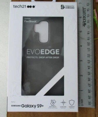 FUNDA PROTECTORA DE TELÉFONO para Samsung Galaxy S9+ - Ahumada/Negro Tech21 Evo Edge Foto 1 de 4