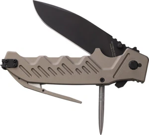 Extrema Ratio Glauca G1 Linerlock Mud Aluminum Folding N690 Knife 0179TM - Picture 1 of 3