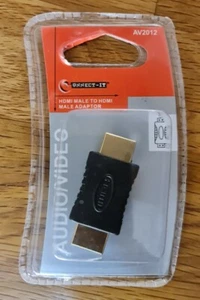 Connect-IT HDMI Male to HDMI Male Adaptor AV2012 - Picture 1 of 4