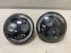 Jeep JK Wrangler JW Speaker 8700 J2 EVO LED Headlight Pair Set 2007-2018 002426 - Picture 1 of 12