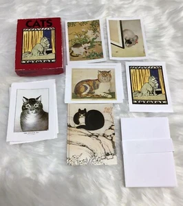 Katze Kunst Notizkarten Rahmenbar Set Menge 15 Met Museum of Art 5x6" Geschenk - Bild 1 von 2