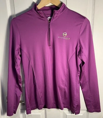 Top deportivo Peter Millar E4 Wicking 50+ UPF para mujer M 1/4 cremallera cuello Evolve Golf Foto 1 de 4