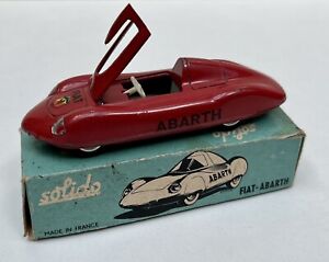 Fiat Abarth rouge - Solido Série 100 n°113 - 1961/70 - Etat correct avec boite