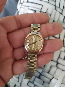 Zodiac Automatik Vintage Damen Cal Eta 2671 Gold Uhr 27 mm Arbeit - Bild 1 von 12