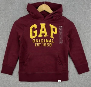 Gap Kids Youth Fleece  Hoodie Sweatshirt Brick Size S 6-7 NWT Original - Picture 1 of 6