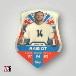 Topps Euro 2024 Match Attax - Adrien Rabiot SC 3 - Imagen 1 de 1