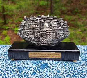 Sterling Silver Holy Land Jerusalem Sculpture 925 - Picture 1 of 7
