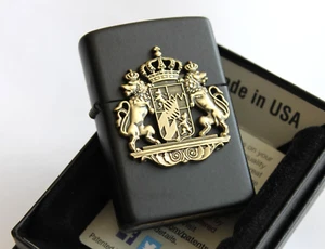 Zippo Lighter ⁕ Bayern Wappen Emblem ⁕ Neu New ⁕ A181/II - Bild 1 von 2