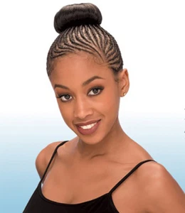 MUFFIN 4" BY FREETRESS SYNTHETIC HAIR SIMPLE DONUT BUN DOME - Picture 1 of 2