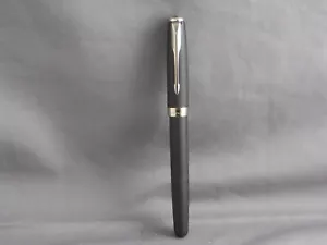 Parker Vintage Sonnet Black and Chrome Rollerball Pen-new - Picture 1 of 6