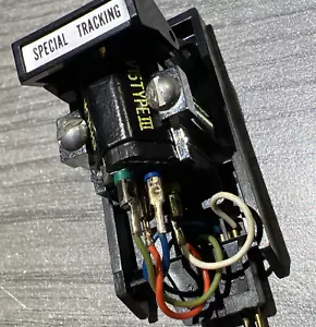 SHURE V15 TYPE III CARTRIDGE w/ stylus + Headshell from Dual Turntable - Tested - Picture 1 of 16