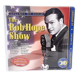 The Bob Hope Show Legends of Radio on 20 Cassettes 20 Hours 40 Episodes & More - Picture 1 of 6