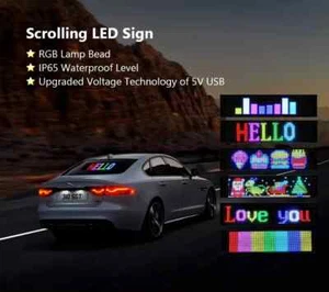 Xiaomi Devil Eyes LED Light Car Truck Vehicle Color Lamp Soft Display Windscreen - Picture 1 of 25
