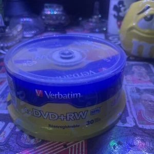 PACK DE 30 DVD REGRABABLES VERBATIM BLANK 4X DVD+RW 4,7 GB SELLADOS - Imagen 1 de 4