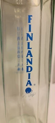 Finlandia Vodka Promocional Vidrio Masón Tarro/Dispensador de Bebidas Infusión-Bebidas Foto 1 de 4