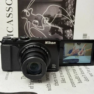 Nikon CoolPix S9900 Compact Digital Camera 16MP Full HD 30x Zoom Black Tested - Picture 1 of 8