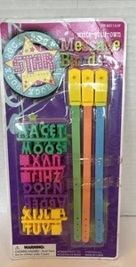 NOS Rock Star Write Your Own DIY Fashion Message Bands Craft Bracelet Kit - Picture 1 of 6