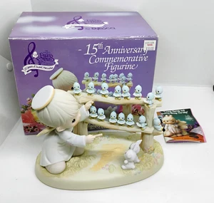 Precious Moments 15 Happy Years Together What A Tweet 1992 Jubiläumsfigur - Bild 1 von 5