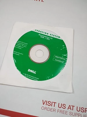 Dell Microsoft Windows 2000 Professional Reinstallation CD W2K+SP2 New - Image 1 of 2