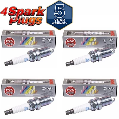 Set of 4 NGK 3657 Spark Plug Laser Iridium IZFR5K11 For Acura Honda 3.5L - Image 1 of 4