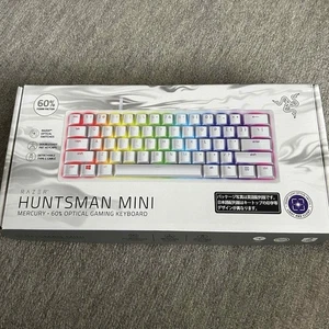 Razer Huntsman Mini JP White Mechanical Keyboard Good condition - Picture 1 of 3