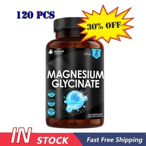 Magnesium Glycinate Capsules High Strength 1040mg Fatigue Bone Health 120 caps - Bild 1 von 7