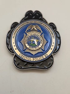 FDLE Capitol Police K9 Bomb Detection Detail Unit Florida Police Challenge Coin - Picture 1 of 7