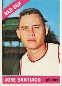 1966 Topps #203 Jose Santiago, sehr guter Zustand - Bild 1 von 2
