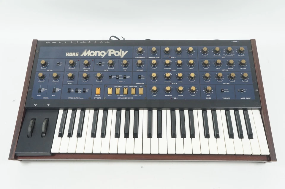 KORG MONOPOLY Model MP-4 Vintage Analog Synthesizer Keyboard Fully Working - Image 1 of 4