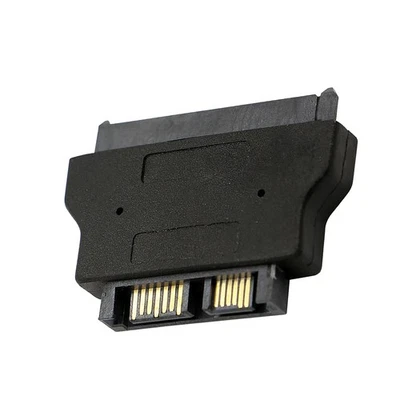 1*SATA 15+7 pin 22Pin Female to 13pin Male Plug Converter Adapter Connector - Image 1 of 4