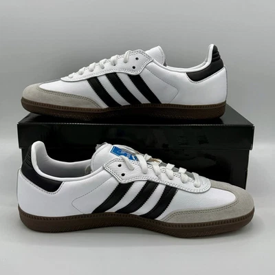 Size 9 - Adidas Samba ADV White Black Gum New In Box - Image 1 of 4
